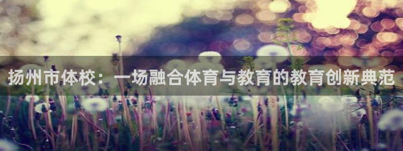 A8体育NBA在线：扬州市体校：一场融合体育与教育的教育创新典范